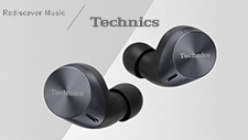 Wielokrotnie nagradzany dźwięk bezprzewodowych dousznych słuchawek Technics