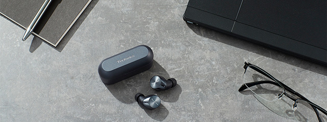 Earbuds on the table