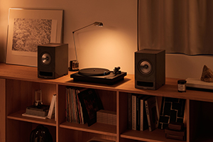 Combination of SL-40CBT-K Direct Drive Turntable System and SC-CX700-K Speaker