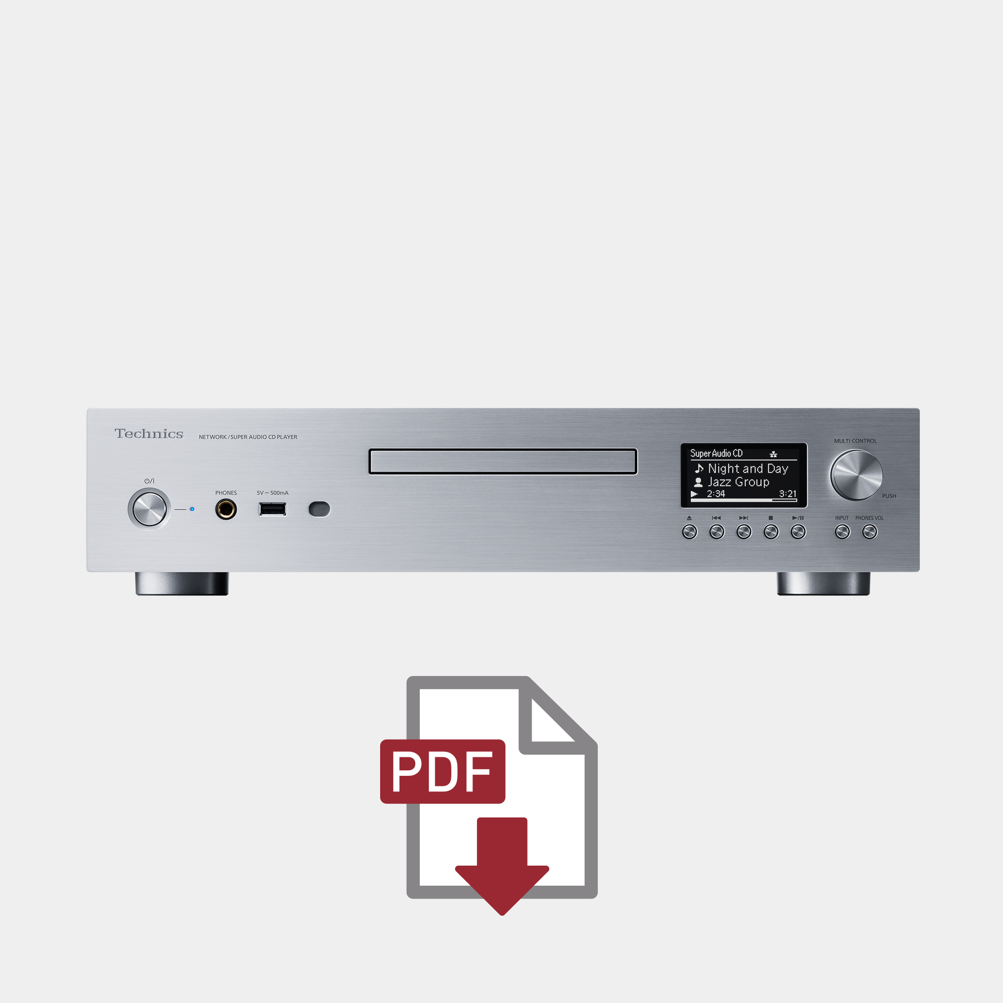 Digitaler SACD-/CD-Netzwerkspieler SL-G700 See more
