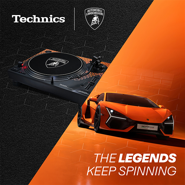 Technics e Automobili Lamborghini presentano il sistema di giradischi a trazione diretta SL-1200M7B See more