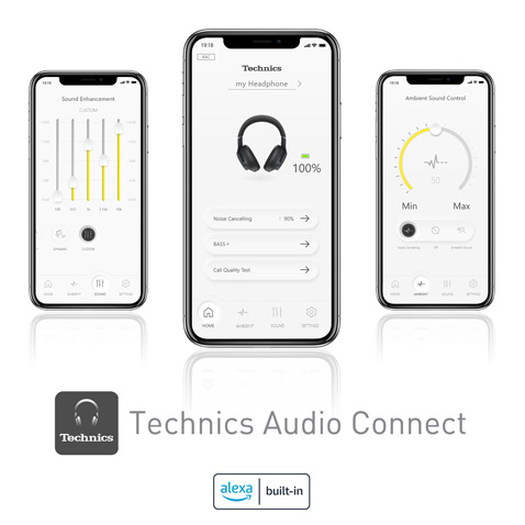 Aplikácia Technics Audio Connect