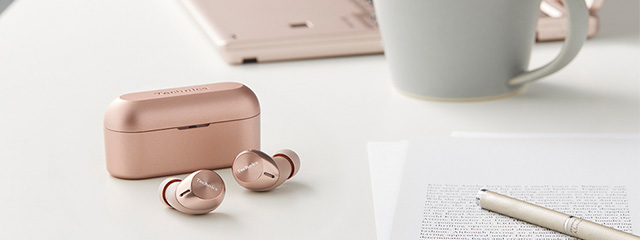 Earbuds on the table