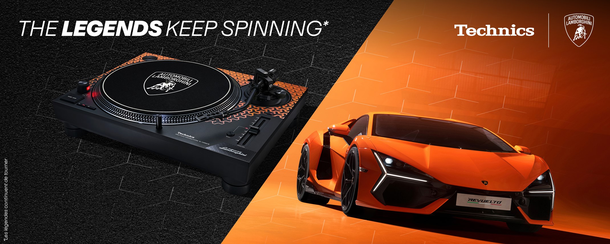 Technics et Automobili Lamborghini présentent la platine à entraînement direct SL-1200M7B
