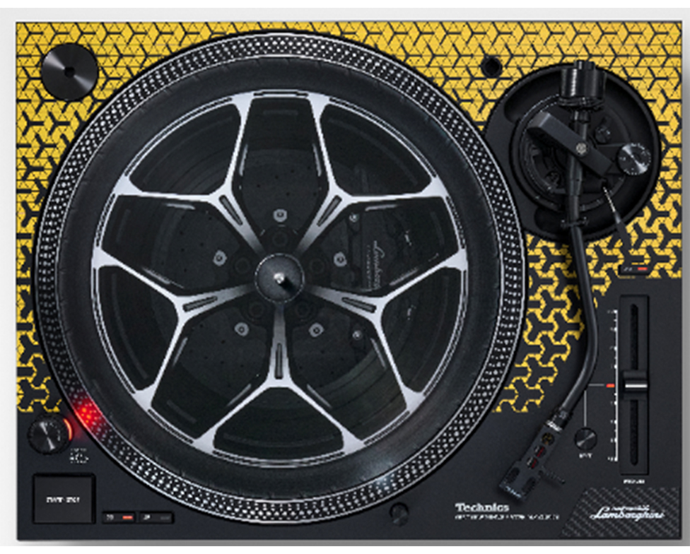 Technics et Automobili Lamborghini présentent la platine à entraînement direct SL-1200M7B