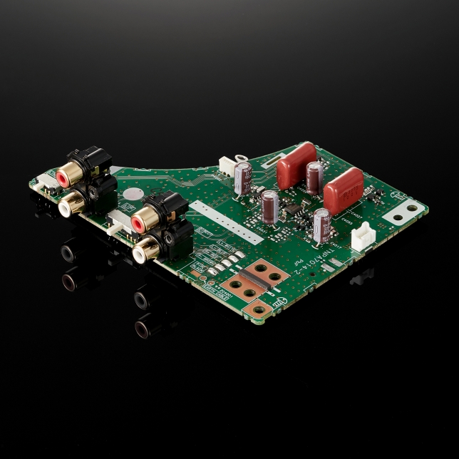 SL-1500CS turntable, close-up of Phono EQ Circuit