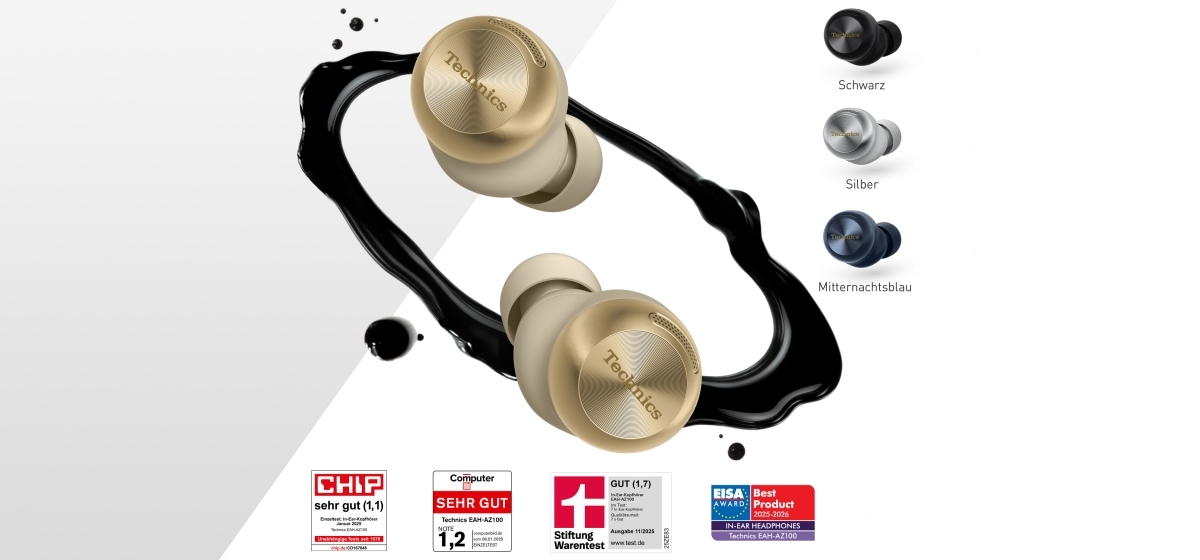 True Wireless In-Ear-Kopfhörer von Technics EAH-AZ100