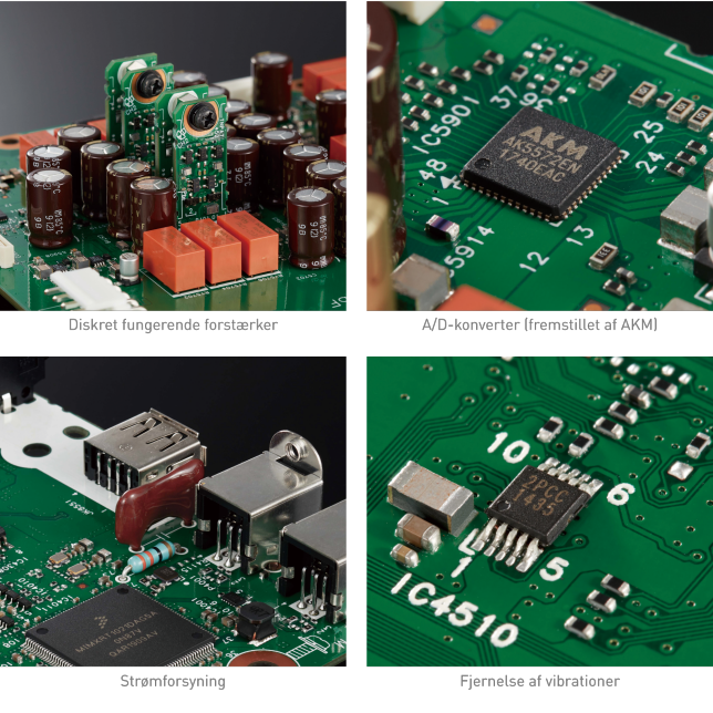 Pictures of component parts for High-grade Digital/Analog I/O Circuit