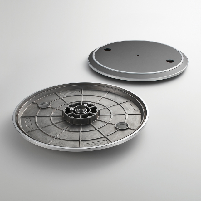 SL-1500CS draaitafel, plateau met 2 lagen