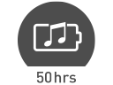 Battery 50hrs