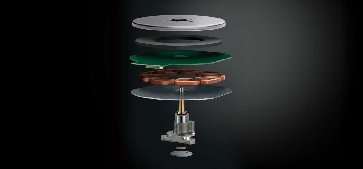 Coreless direct drive motor structure of the Technics SL-1200M7GL/M7G