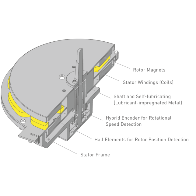 Coreless Direct Drive Motor