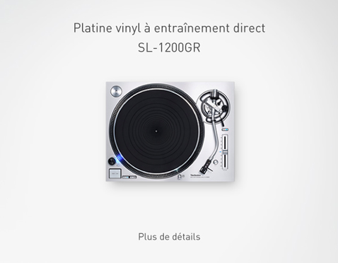Platine à entraînement direct SL-1200GR