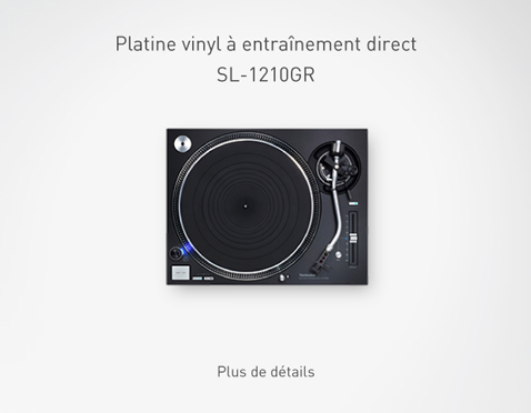 Platine à entraînement direct SL-1210GR