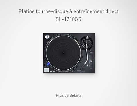 Platine tourne-disque à entraînement direct SL-1210GR