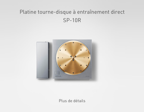 Platine tourne-disque à entraînement direct SP-10R