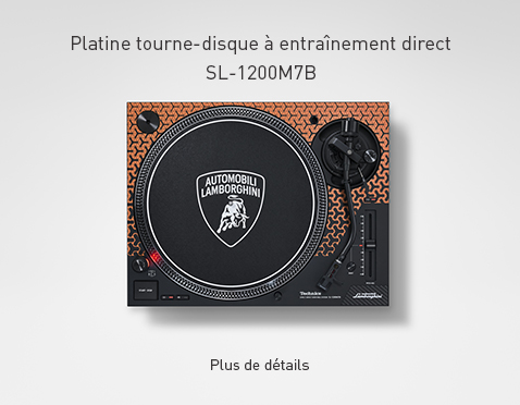 Platine tourne-disque à entraînement direct SL-1200M7B