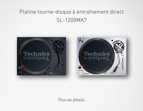 Platine tourne-disque à entraînement direct SL-1200MK7
