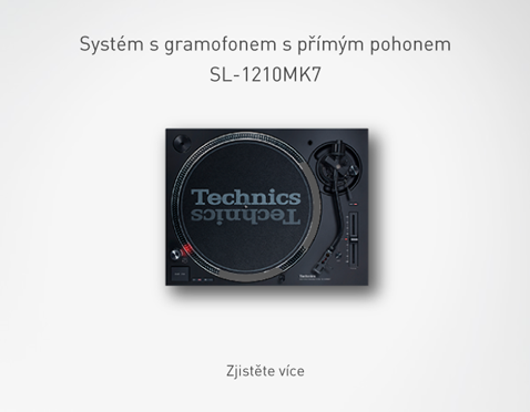 Gramofon s přímým náhonem SL-1210MK7