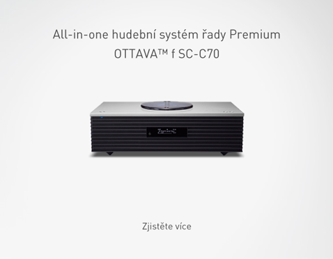 OTTAVA™ f HUDEBNÍ SYSTÉM ALL-IN-ONE ŘADY PREMIUM SC-C70