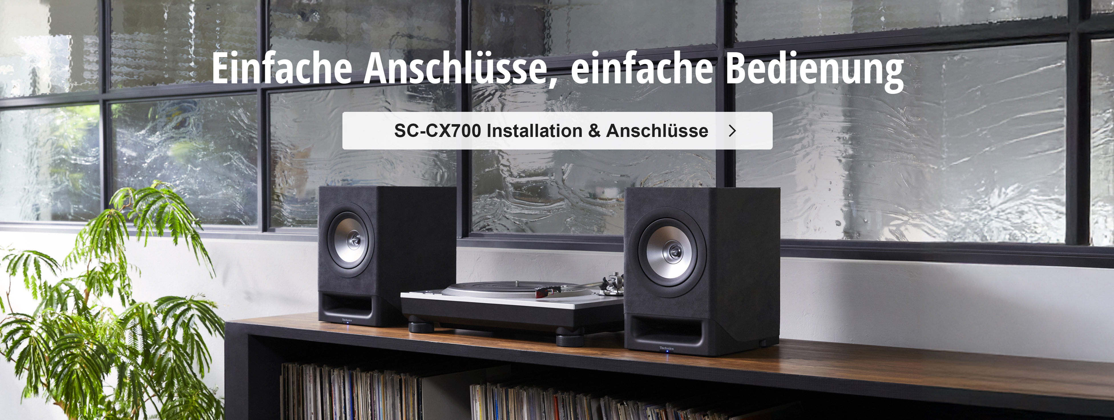 Einfache Anschlüsse, einfache Bedienung