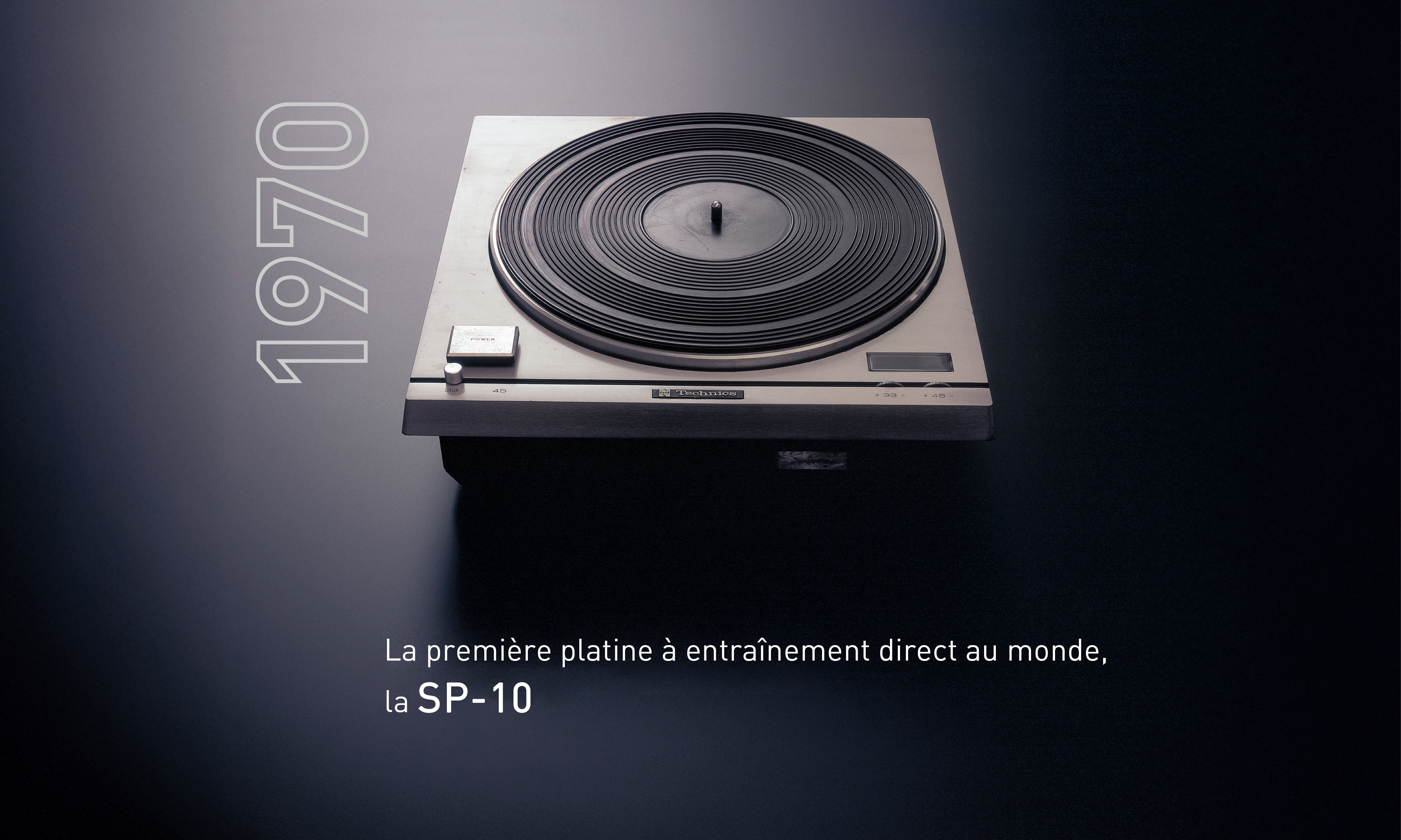 Tourne-disque à entraînement direct