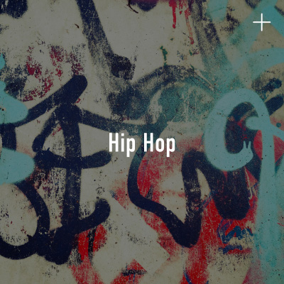 The word ‘HIPHOP’ is in the centre,The image with a Graffiti