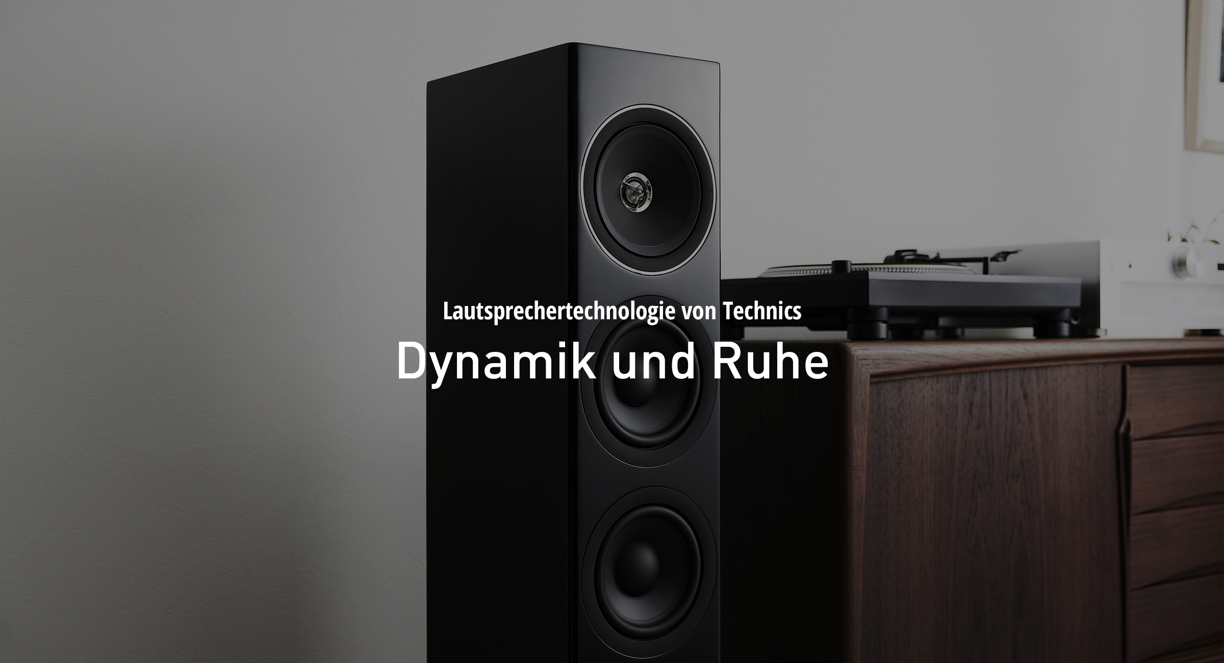 Lautsprechertechnologie von Technics – Dynamik und Ruhe