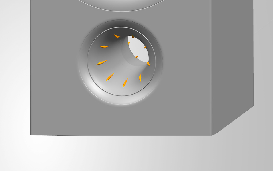 Ridged design (fins)