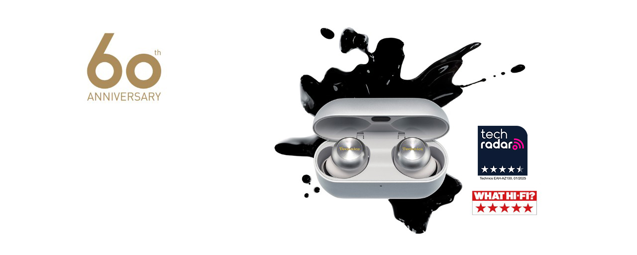 Technics True Wireless Earphones Brand Concept – Never miss a beat