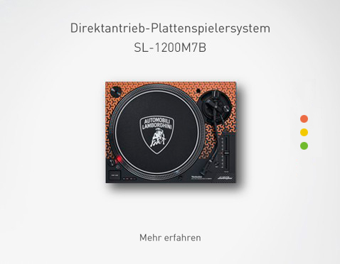 Plattenspieler mit Direktantrieb SL-1200M7B
