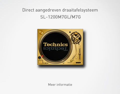 Direct aangedreven draaitafelsysteem SL-1200M7GL/M7G