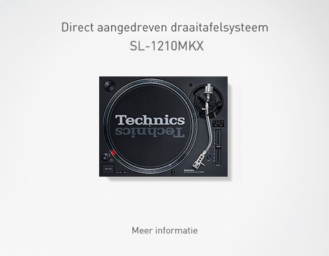 Direct aangedreven draaitafelsysteem SL-1210MKX