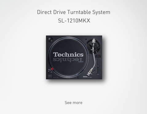 Direct Drive Turntable System SL-1210MKX