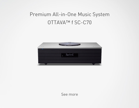 OTTAVA™ f PREMIUM ALL-IN-ONE MUSIC SYSTEM SC-C70