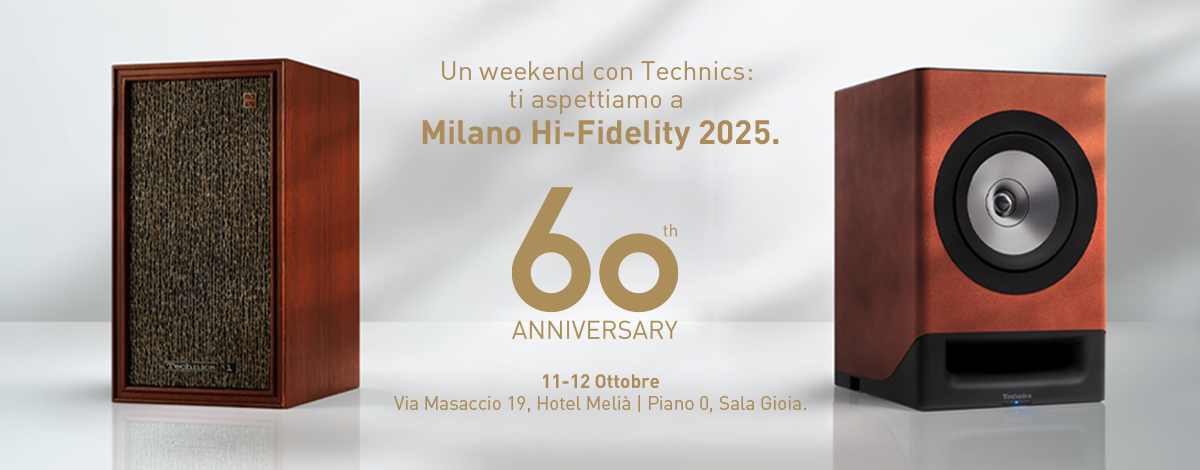 Technics torna protagonista alla 33ª edizione del Milano Hi-Fidelity 2025