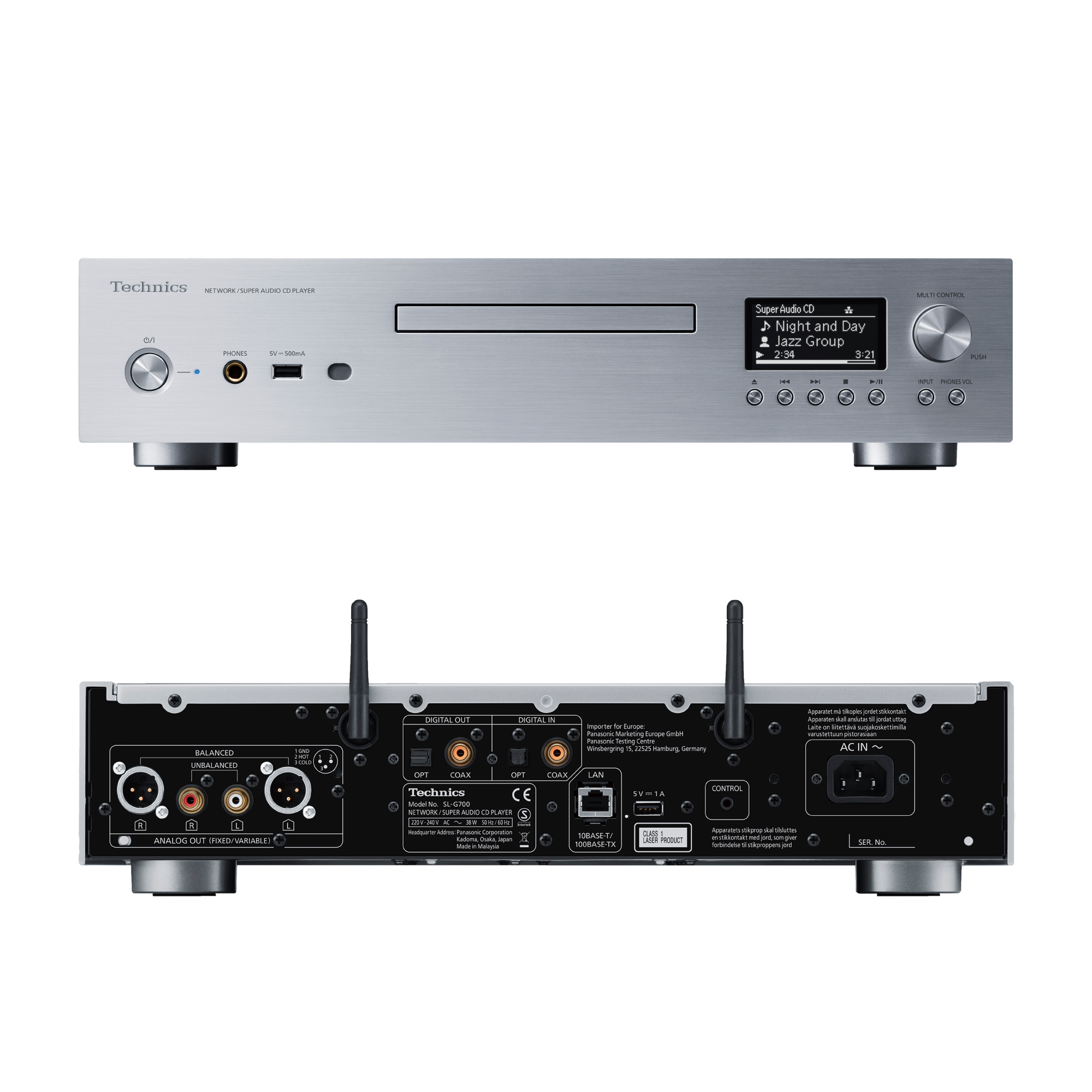 Фото Програвач компакт-дисків Super Audio CD Player SL-G700