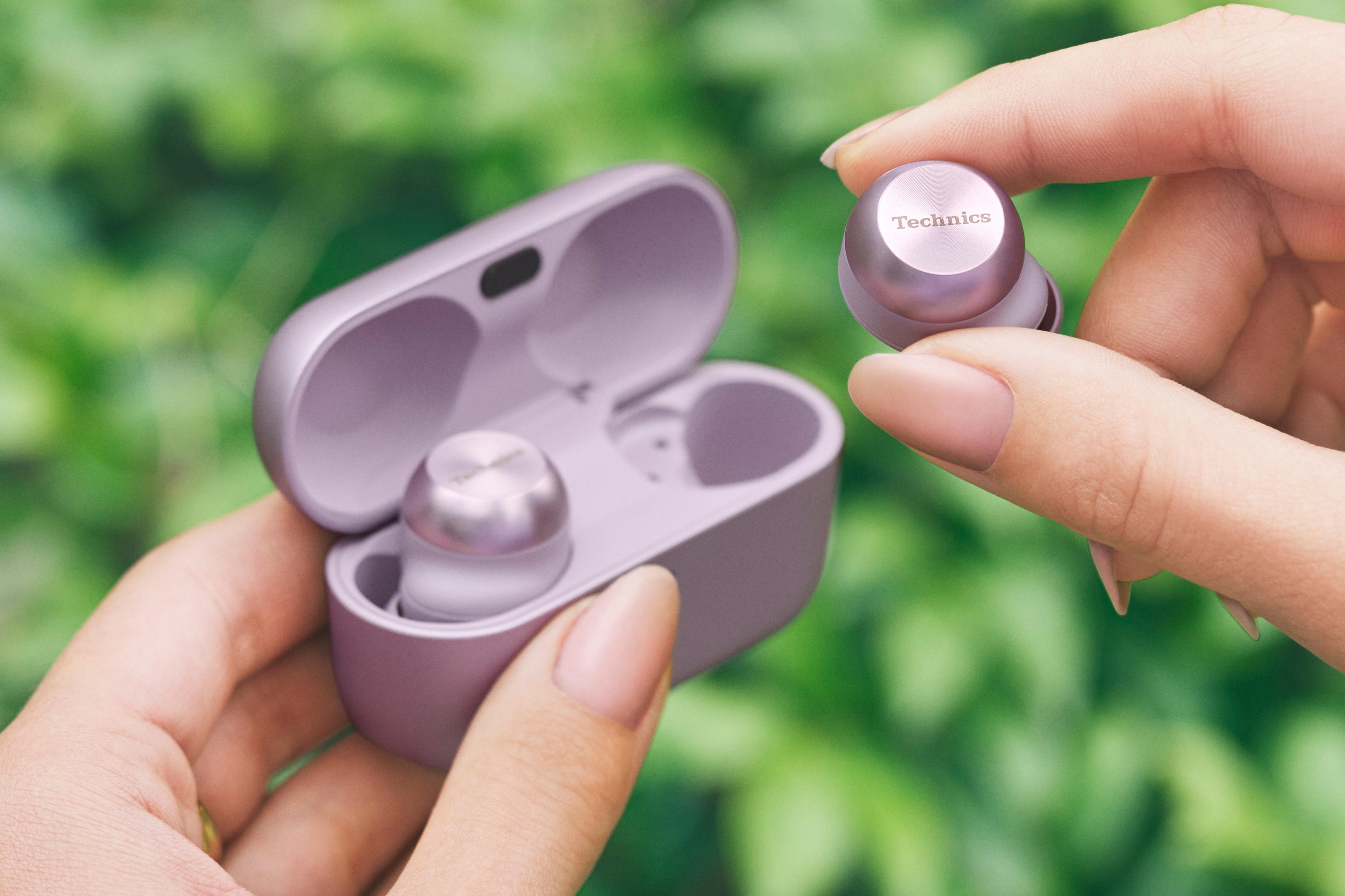 Technics partners with Teenage Cancer Trust on new ‘Moonlight Lilac’ EAH-AZ100 earbuds